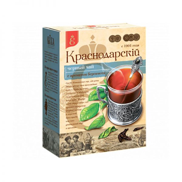 Juodoji arbata "Krasnodarskij" su bergamoto skoniu